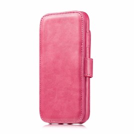 M106 Side Flip Multifunctional PU Leather + Detachable Leather Coated Soft TPU Picture Frame with Card Slots and Stand Case for iPhone X / XS