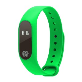 M2 0.42 Inch OLED Screen IP67 Waterproof Heart Rate Monitor Fitness Tracker Smart Bracelet for Android iOS Phone - Green