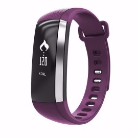 M2 Intelligent Heart Rate Band Blood Pressure Oxygen Oximeter Sport Bracelet Wrist Watch For iOS Smart Android Phone - Purple