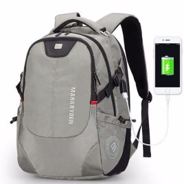 Mark Ryden Men's Backpack Fashion Multifunction USB Charging Men 15inch Laptop Backpacks Bisiness Bag For Men