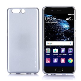 Mercury Goospery I Jelly Series Soft TPU Back Cover Case for Huawei P10 Plus - Sliver