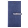 Mercury Goospery Romance Diary Series Side Flip PU Leather + Soft TPU Card Slots with Stand and Magnetic Buckle Case for iPhone X - Blue