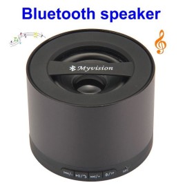 Mini wireless Bluetooth Speaker Stereo Amplifier Music Box with TF Card Slot and Micro Port (Black)