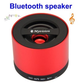 Mini wireless Bluetooth Speaker Stereo Amplifier Music Box with TF Card Slot and Micro Port (Red)