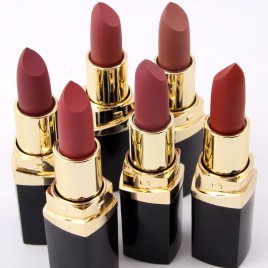 Miss Rose Square Tube Shaped Waterproof Long Lasting Professional Makeup Velvet Sexy Matte Nude Lipstick 