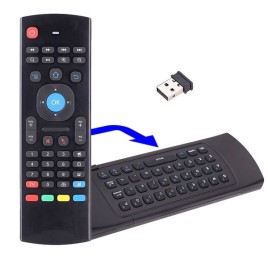 MX3 2.4G Wireless Infrared Remote Control Receiver & Keyboard for Smart TV Box