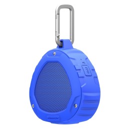 NILLKIN S1 Portable Subwoofer Wireless Waterproof Shower Speaker Bluetooth Car Handsfree Receive Call Music Suction Mic for iPhone Samsung - Blue