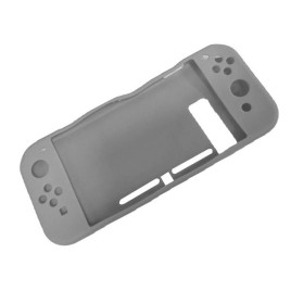 OIVO Host Silicone Cover Case + Four Button Caps for Nintendo Switch Console - Grey