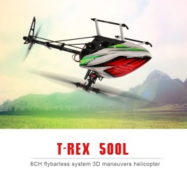 Original ALIGN T-REX 500L Dominator Super Combo Set 6CH Flybarless System RC Helicopter