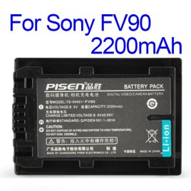 PISEN 2200mAh Battery FV90 for Sony HDR-XR550E/ CX550E/ HDR-XR520E/ XR500E