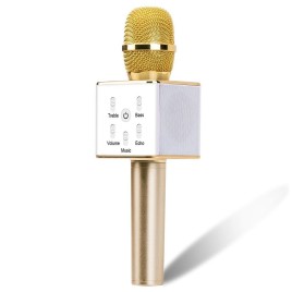 Portable Wireless Karaoke Microphone Mini Handheld Cellphone Player Built-in Bluetooth Speaker MIC Machine for Home KTV  