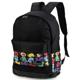 Print Canvas Portable Backpack for Women