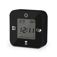 Protmex EM1203A Smart 4 IN 1 Alarm Clock Morning with Calendar Timer Alarm Temperature Display 