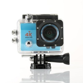 Q3H SJ9000 Sport Camera 2 inch 4K 15FPS WIFI HD 1080P Outdoor Diving Waterproof DV Camera Anti-shake Action Helmet Camera - Blue
