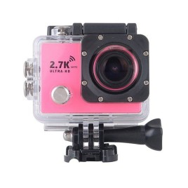 SJ6000s WIFI Sport Action Camera 2.7K Ultra HD 1080P 60FPS 170 Degree Lens 2.0 inch LCD 14MP 30M Waterproof Helmet Sports DV Camera - Pink
