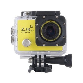 SJ6000s WIFI Sport Action Camera 2.7K Ultra HD 1080P 60FPS 170 Degree Lens 2.0 inch LCD 14MP 30M Waterproof Helmet Sports DV Camera - Yellow