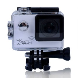 SJ8000 Ultra 4K HD 30m Waterproof 3840 x 2160P 24FPS Full HD 1080P 170°A+ HD Wide-angle Lens Wifi Sport Camera Video Camera - White