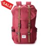Solid Pattern Soft Backpack for Men Women