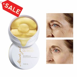 SOON PURE 90 Pieces Gold Aqua Gel Collagen Ageless Sleep Mask Eye Patches Dark Circles Face Care Mask To Face Skin Care Whitening Eye Mask 