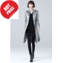 Stand Collar Down Jacket Coat Female Costume Warm Long Slim with Large Size  