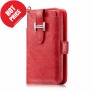 Still Yi M108 Elegant Series Drop Resistant PU Leather + Detachable Leather Coated Soft TPU Card Slots with Wrist Strap and Buckle Wallet Protective Case for iPhone X / XS