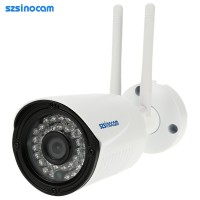 szsinocam HD Megapixels 720P 2.4G/5.8G Wireless Wifi Camera + 8G TF Card CCTV Surveillance Security P2P Network IP Cloud Indoor Outdoor Bullet Camera support Onvif2.4 Weatherproof IR-CUT Filter Infrared Night Vision Motion Detection Email Alarm Android/iO