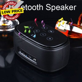T3 Bluetooth Audio Mini Speaker with TF Card Support Hands-free Calls - Black