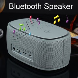 T3 Bluetooth Audio Mini Speaker with TF Card Support Hands-free Calls - Grey