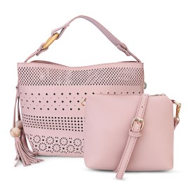 Tassel Hollow Out Tote Bag