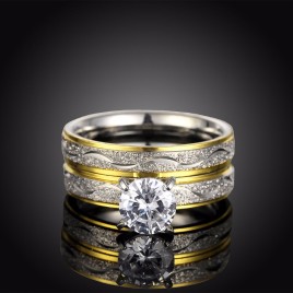 TGR063-A-8 Occident Fashion Titanium Steel Series Ladies Ring For Party Wedding Shopping