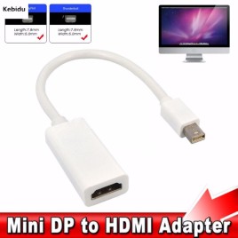 Thunderbolt Mini Display Ports and DP Connectors Male to Female Adapter HDMI Cable 
