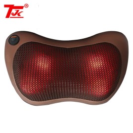 TJK TT - 602B 8 Heads Healthy Infrared Heating Electric Massager Pillow Automobiles Home Dual-use