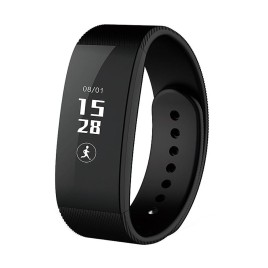U3 Bluetooth Pedometer Bracelet Mate Wrist Call Smart Watch Smartband for IOS / Android Phone - Black