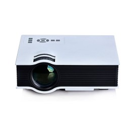 UC40 Portable LED Projector Multimedia 55W Support VGA 1080P HDMI USB Ports SD Card White
