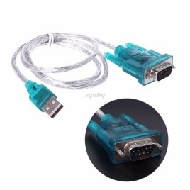 USB to RS232 Serial Ports 9 Pin DB9 Serial COM Cable Ports Adapter Converter Z17 Drop Ship