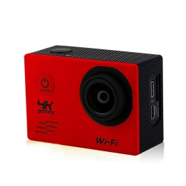 V60 Wifi Style 16MP Ultra HD 4K 30FPS Action Camera 2.0 inch 170 Degree Lens 30M Waterproof Action Camera - Red