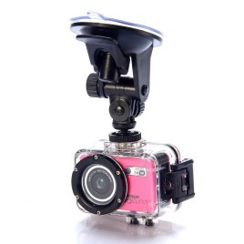 Wifi Sports Camera Full HD 1080P Underwater Action Camera CAM DV Camcorder(Pink)