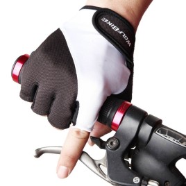 WOLFBIKE Non-slip Shock-absorbing Silicone GEL Road MTB Motorcycle Cycling Bike Bicycle Racing Riding Breathable Half Finger Gloves