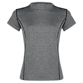 Women Sports Elastic Ventilate Yoga Slim T-shirt