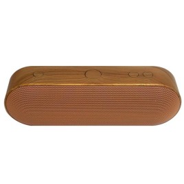 XC-Z3 Wood Pattern Bluetooth Speaker Wireless Subwoofer Mini Outdoor External TF Card Support Call 